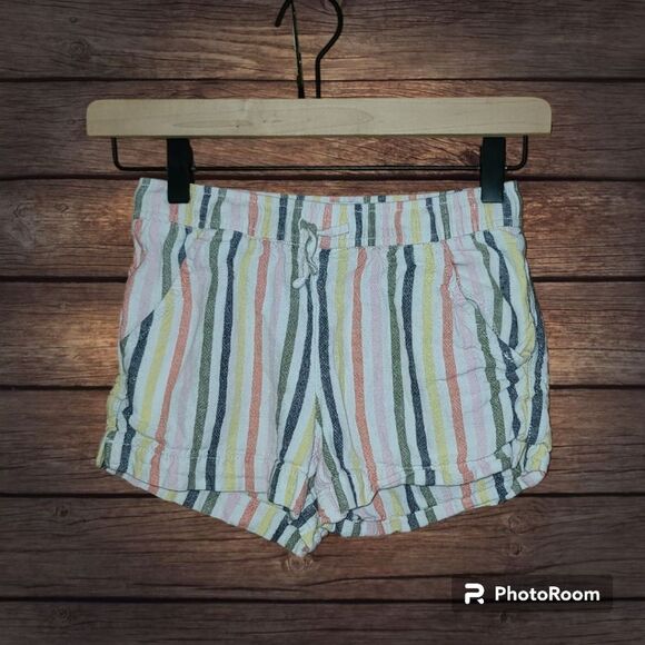 Old Navy Girls Drawstring Linen Shorts Size M (8) - Picture 1 of 5